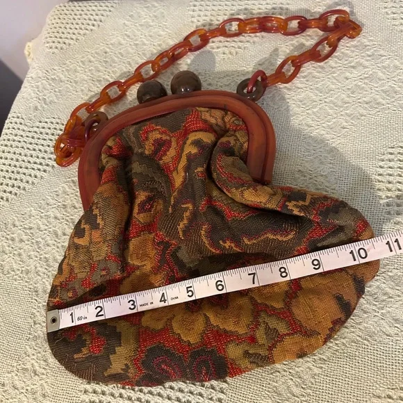 Vintage Coin Purse Carpet Bag Purse - Picture 12 of 12